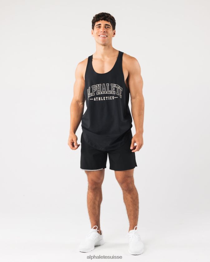 Hommes vêtements 46FZDN683 Alphalete studio court 6