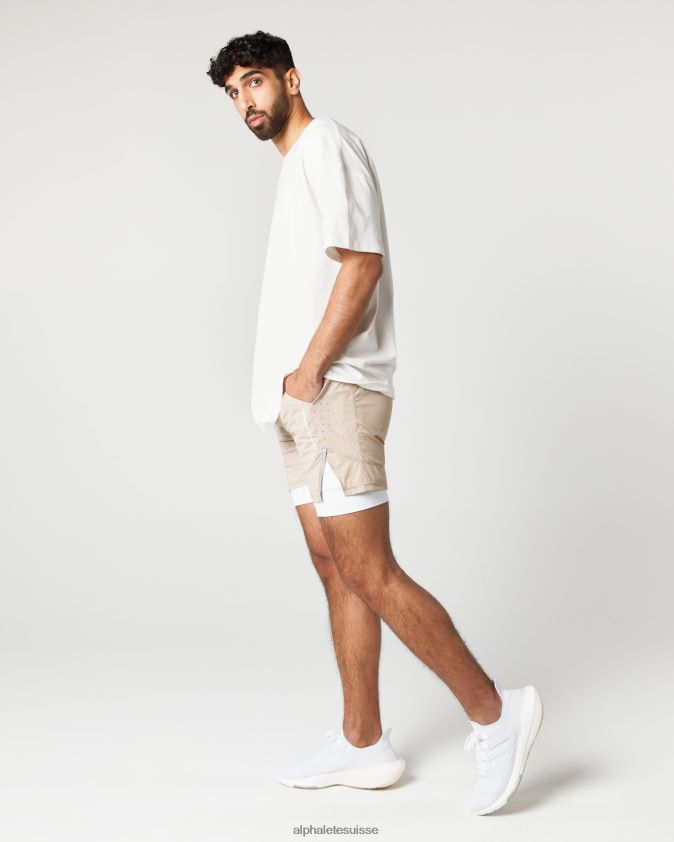 Hommes vêtements 46FZDN686 Alphalete vitesse infinie courte 5,5