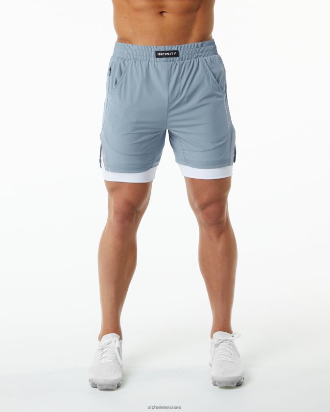 Hommes vêtements 46FZDN703 Alphalete vitesse infinie courte 5,5