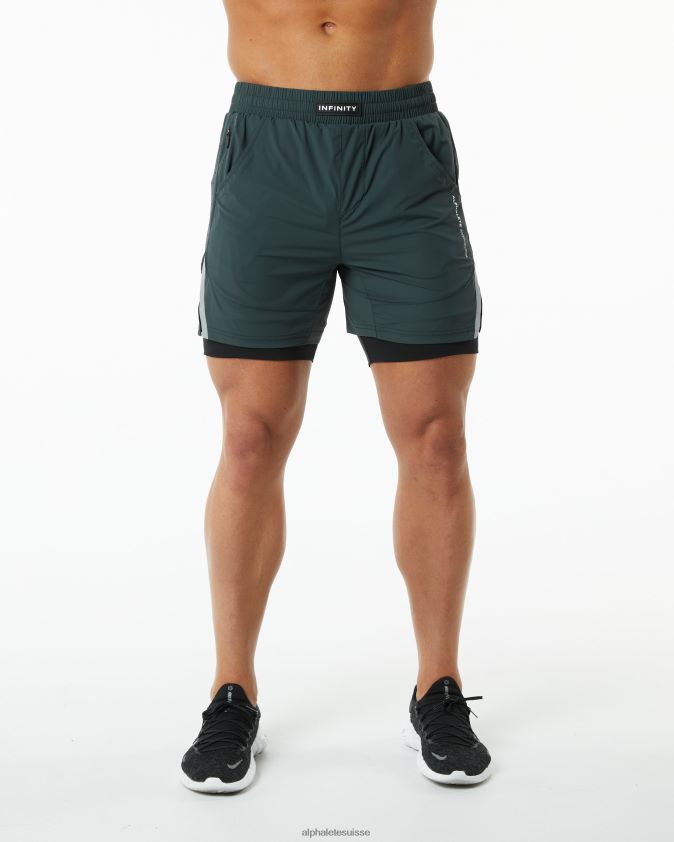 Hommes vêtements 46FZDN708 Alphalete vitesse infinie courte 5,5