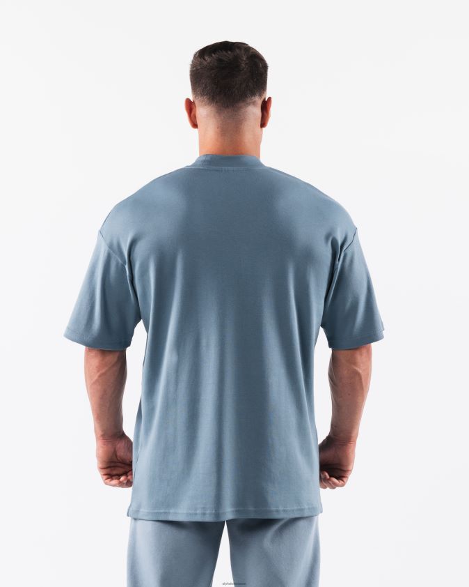 Hommes vêtements 46FZDN498 Alphalete tee-shirt république bleu bleu