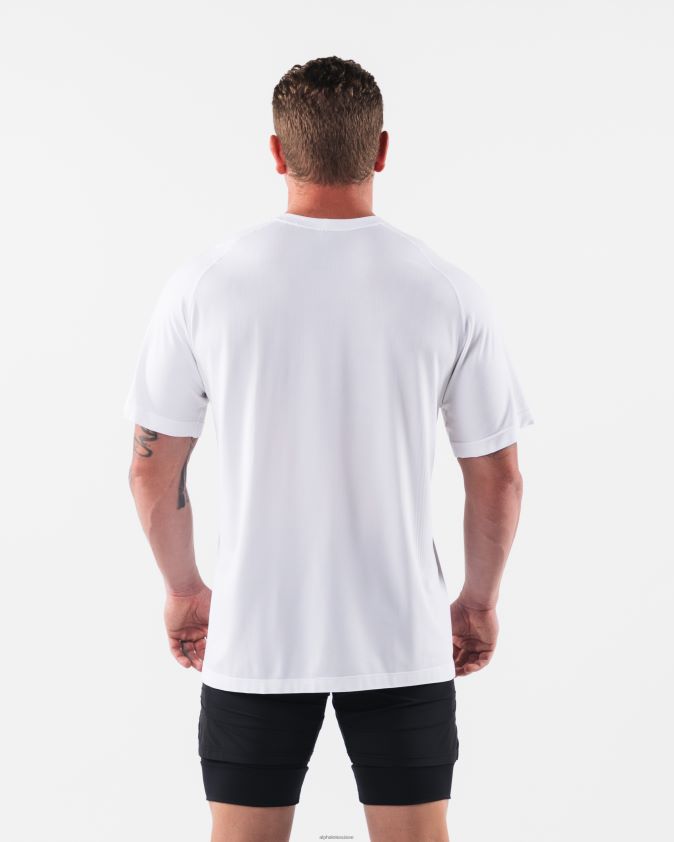 Hommes vêtements 46FZDN507 Alphalete aa t-shirt airtech blanc