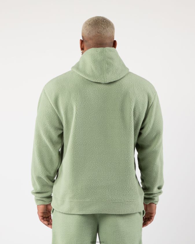 Hommes vêtements 46FZDN618 Alphalete roi à capuche vert sauge