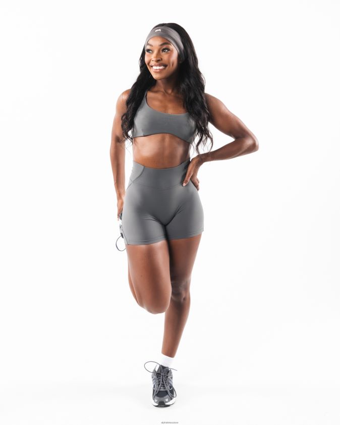 unisexe accessoires 46FZDN476 Alphalete bandeau airtech tête de loup gris béton poussiéreux