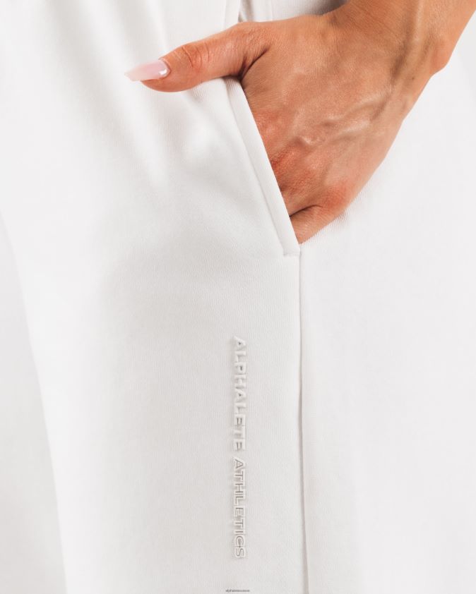 unisexe vêtements 46FZDN447 Alphalete pantalon d'origine blanc
