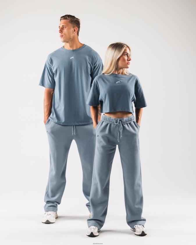 unisexe vêtements 46FZDN451 Alphalete pantalon d'origine bleu iceberg