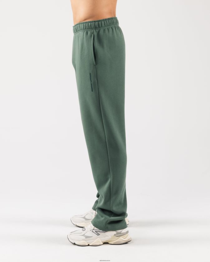 unisexe vêtements 46FZDN452 Alphalete pantalon d'origine vert serein