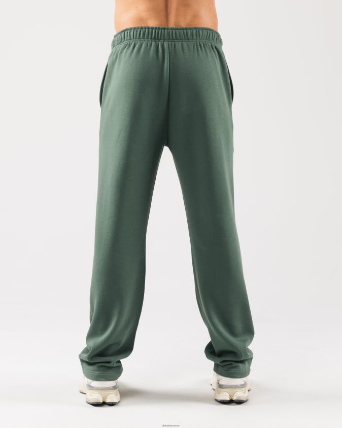unisexe vêtements 46FZDN452 Alphalete pantalon d'origine vert serein