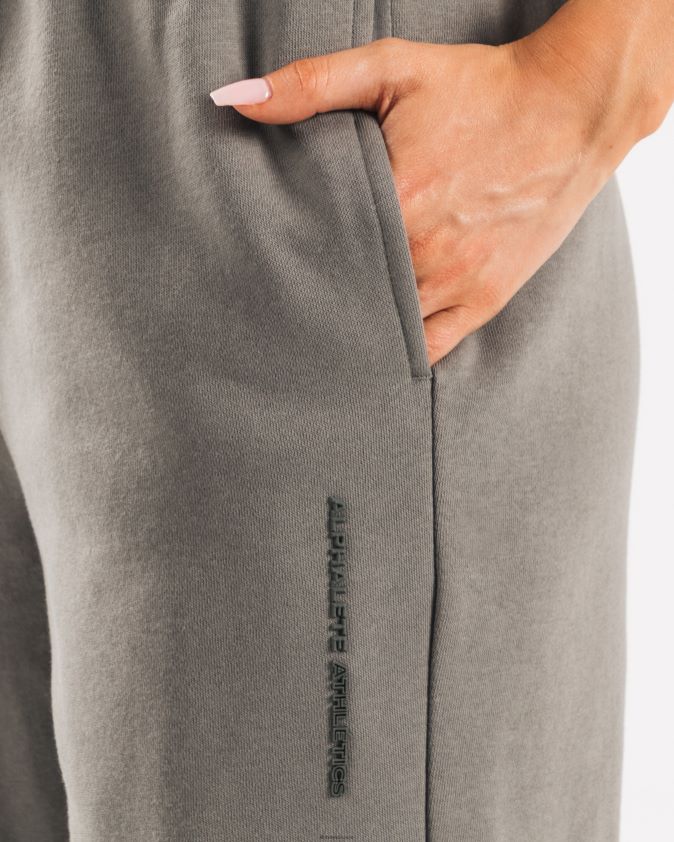 unisexe vêtements 46FZDN453 Alphalete pantalon d'origine gris sterling