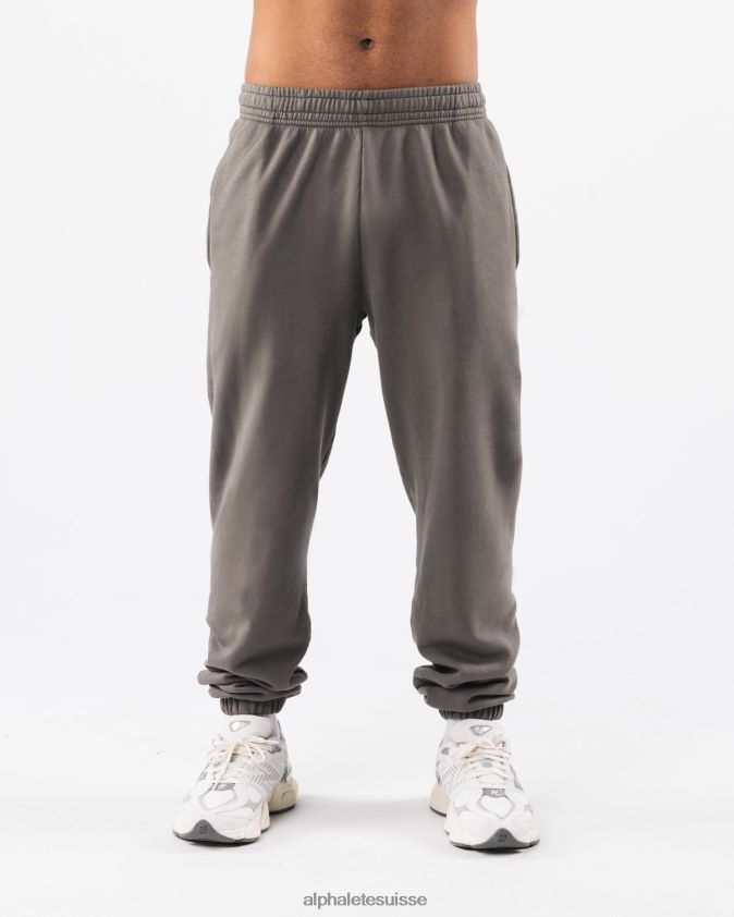 unisexe vêtements 46FZDN462 Alphalete jogger naturel colorant terre gris fer