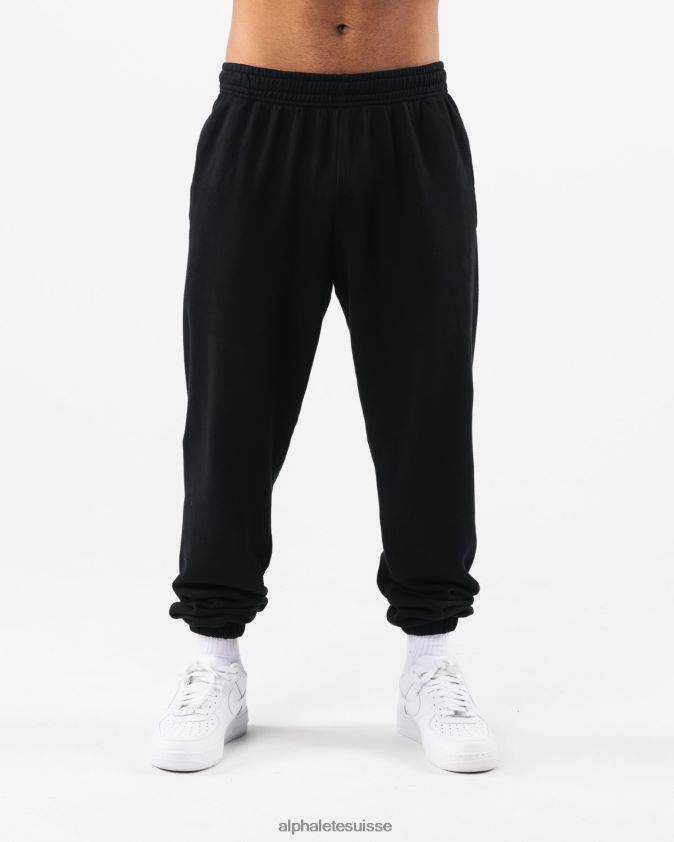 unisexe vêtements 46FZDN463 Alphalete jogger naturel colorant terre noir
