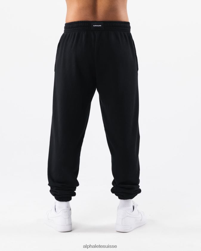 unisexe vêtements 46FZDN463 Alphalete jogger naturel colorant terre noir