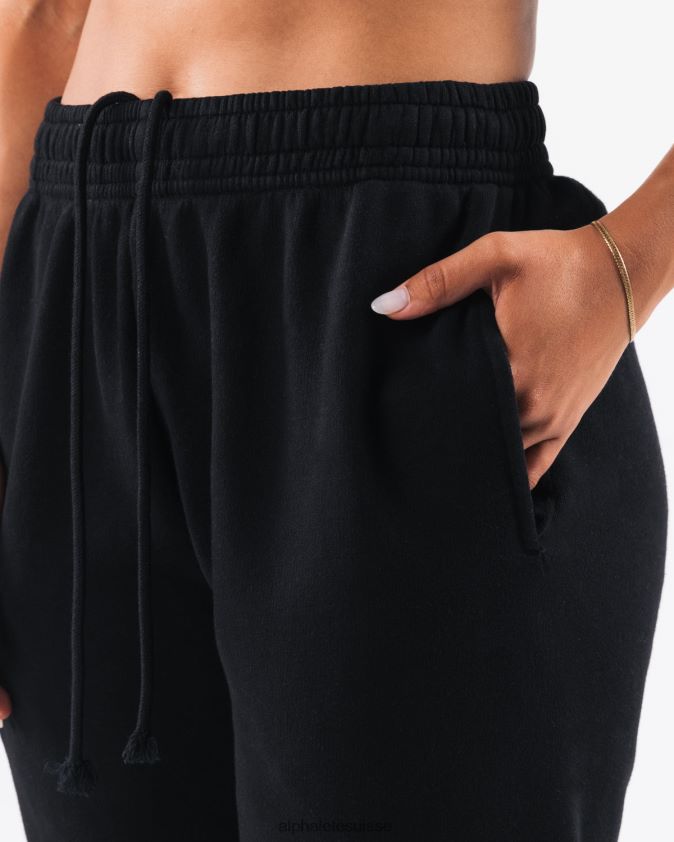 unisexe vêtements 46FZDN463 Alphalete jogger naturel colorant terre noir