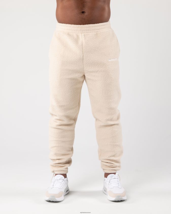 unisexe vêtements 46FZDN480 Alphalete roi jogger marron vanille