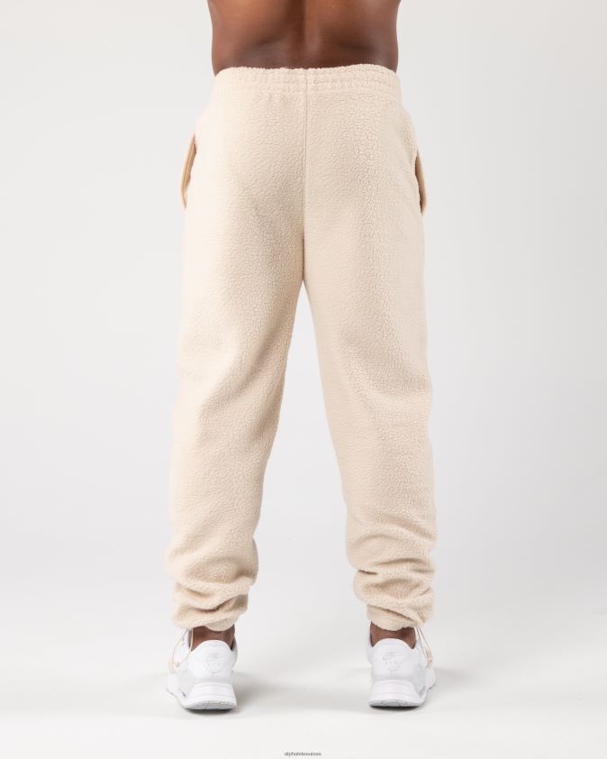 unisexe vêtements 46FZDN480 Alphalete roi jogger marron vanille