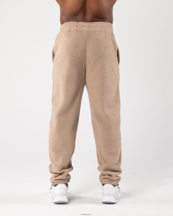 unisexe vêtements 46FZDN482 Alphalete roi jogger lin marron