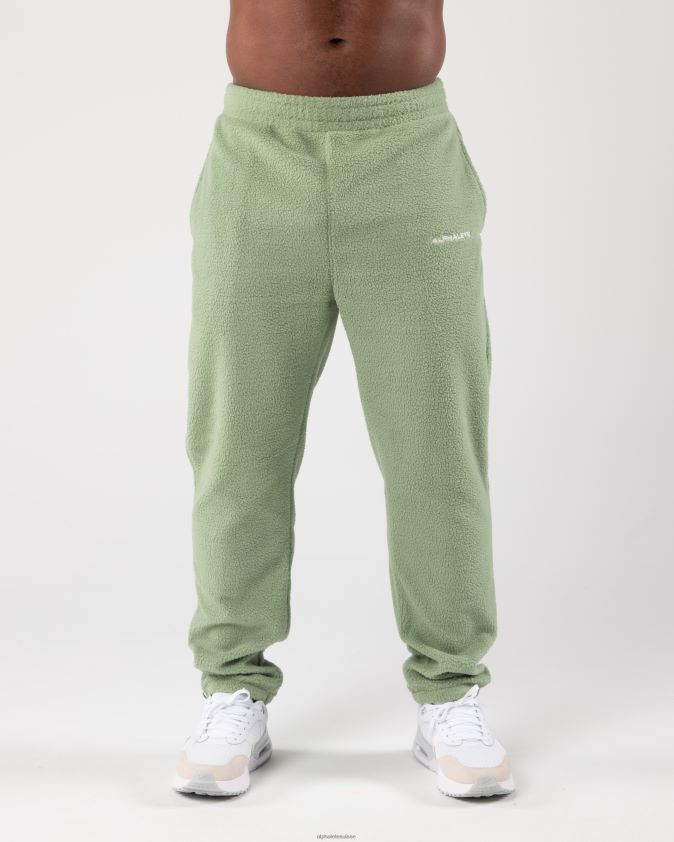 unisexe vêtements 46FZDN484 Alphalete roi jogger vert sauge