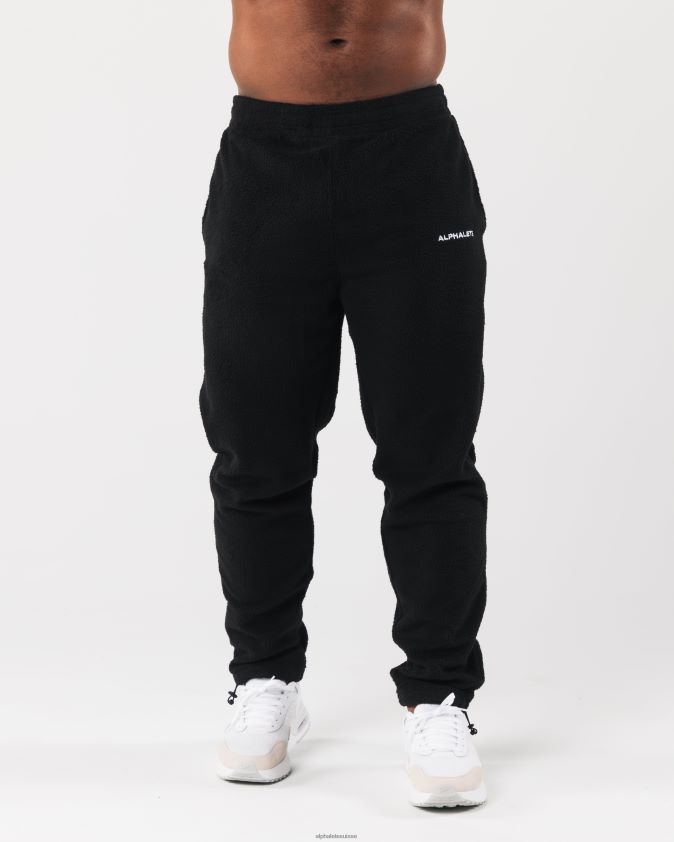 unisexe vêtements 46FZDN488 Alphalete roi jogger noir
