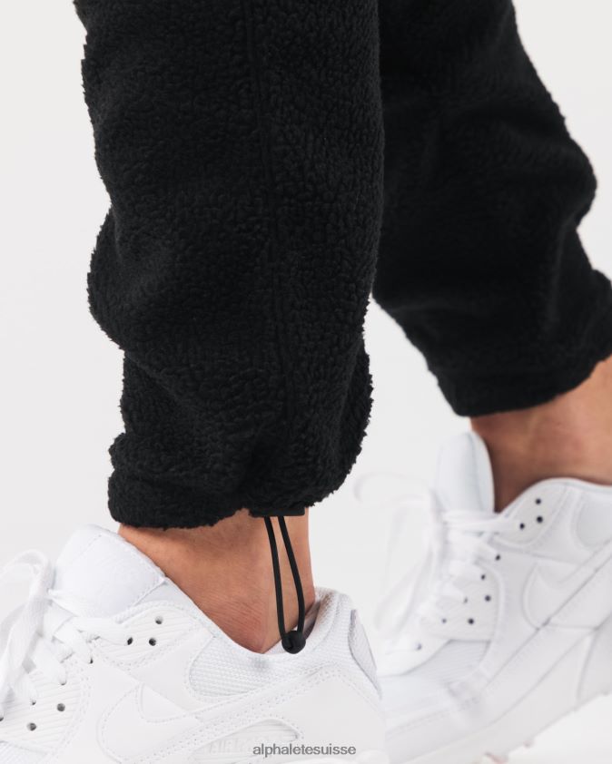 unisexe vêtements 46FZDN488 Alphalete roi jogger noir