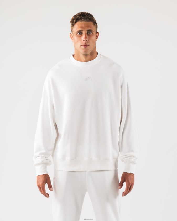 unisexe vêtements 46FZDN262 Alphalete origine ras du cou blanc