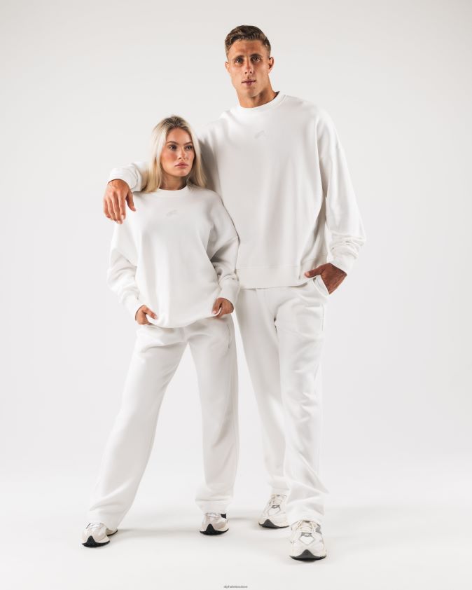 unisexe vêtements 46FZDN262 Alphalete origine ras du cou blanc
