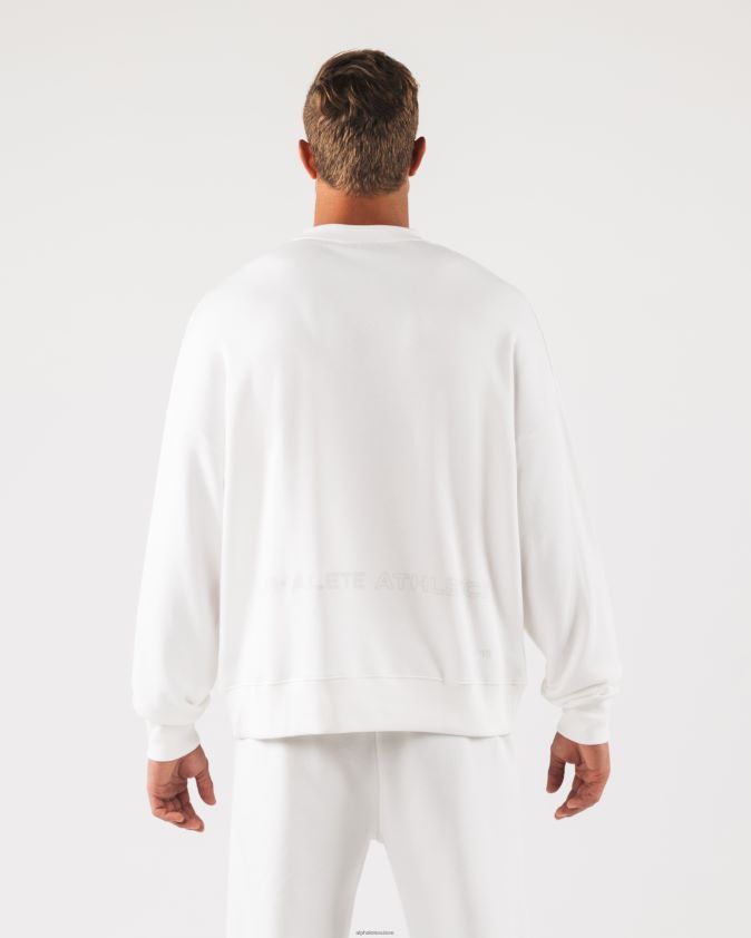 unisexe vêtements 46FZDN262 Alphalete origine ras du cou blanc