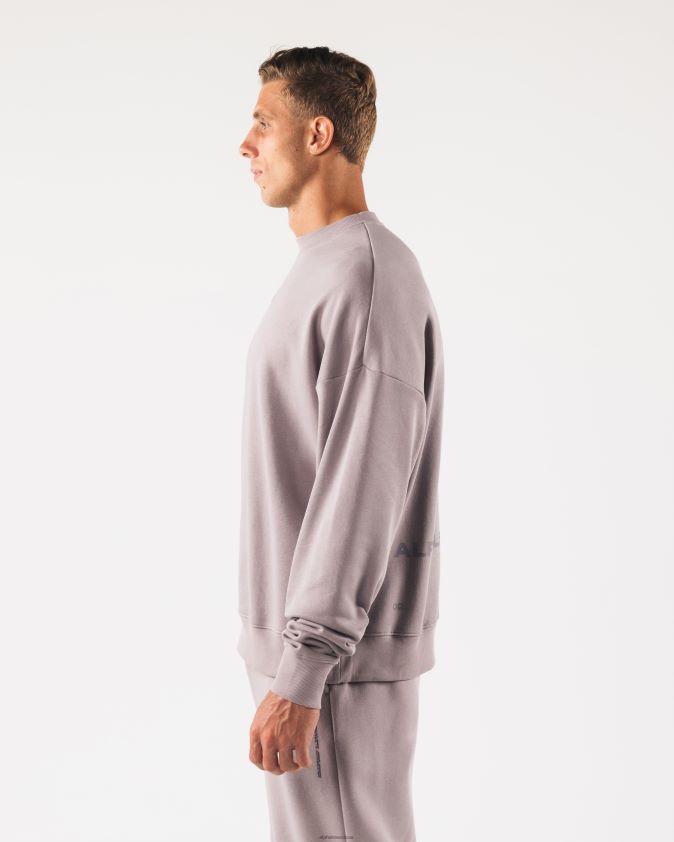 unisexe vêtements 46FZDN265 Alphalete origine ras du cou rose d'eau de rose