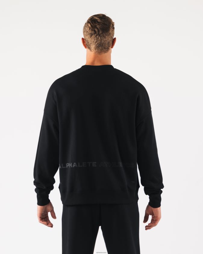 unisexe vêtements 46FZDN269 Alphalete origine ras du cou noir