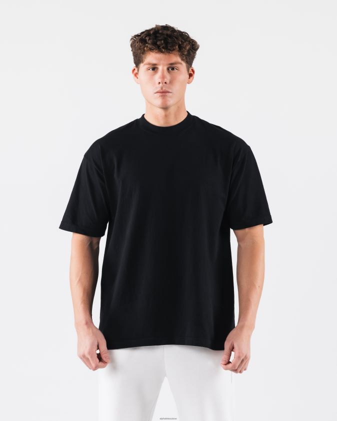 unisexe vêtements 46FZDN196 Alphalete tee-shirt flou radial noir